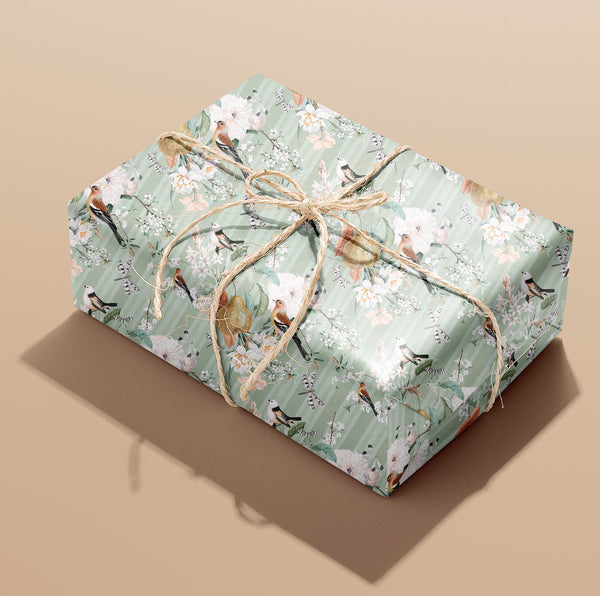 Chirping Sparrow - Gift Wrap