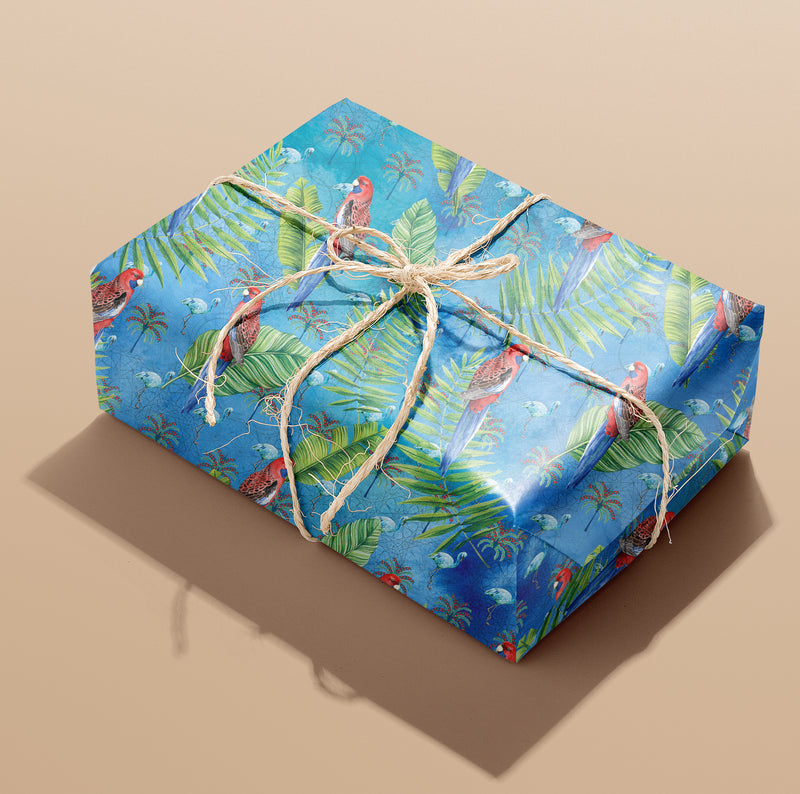 The Tropical Parrots - Gift Wrap