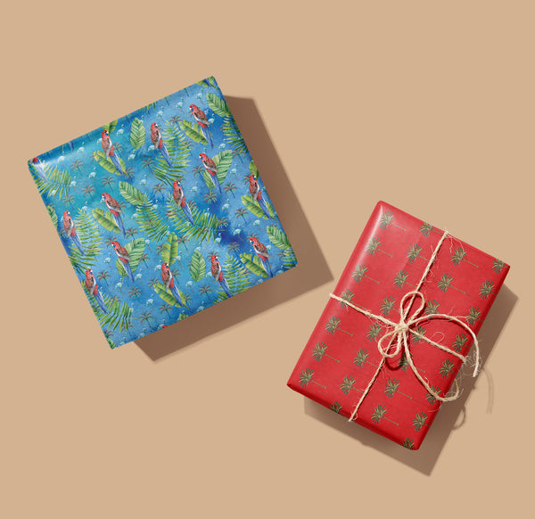 The Tropical Parrots - Gift Wrap