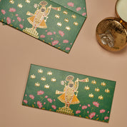 Lotus Reverie - Money Envelope (Green)