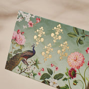 PEACOCK COURTYARD - Fold Card