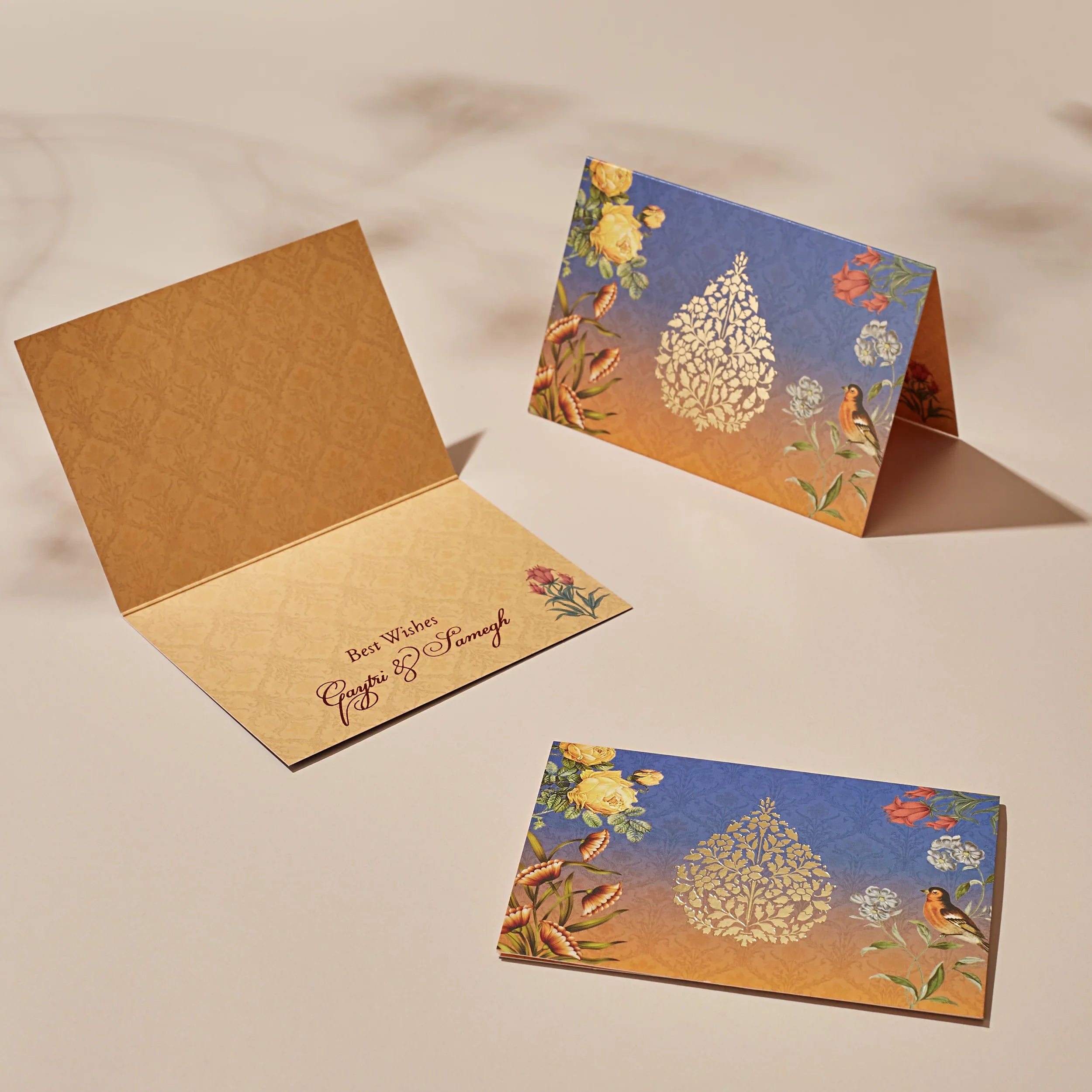 The Indian Charm - Fold Card