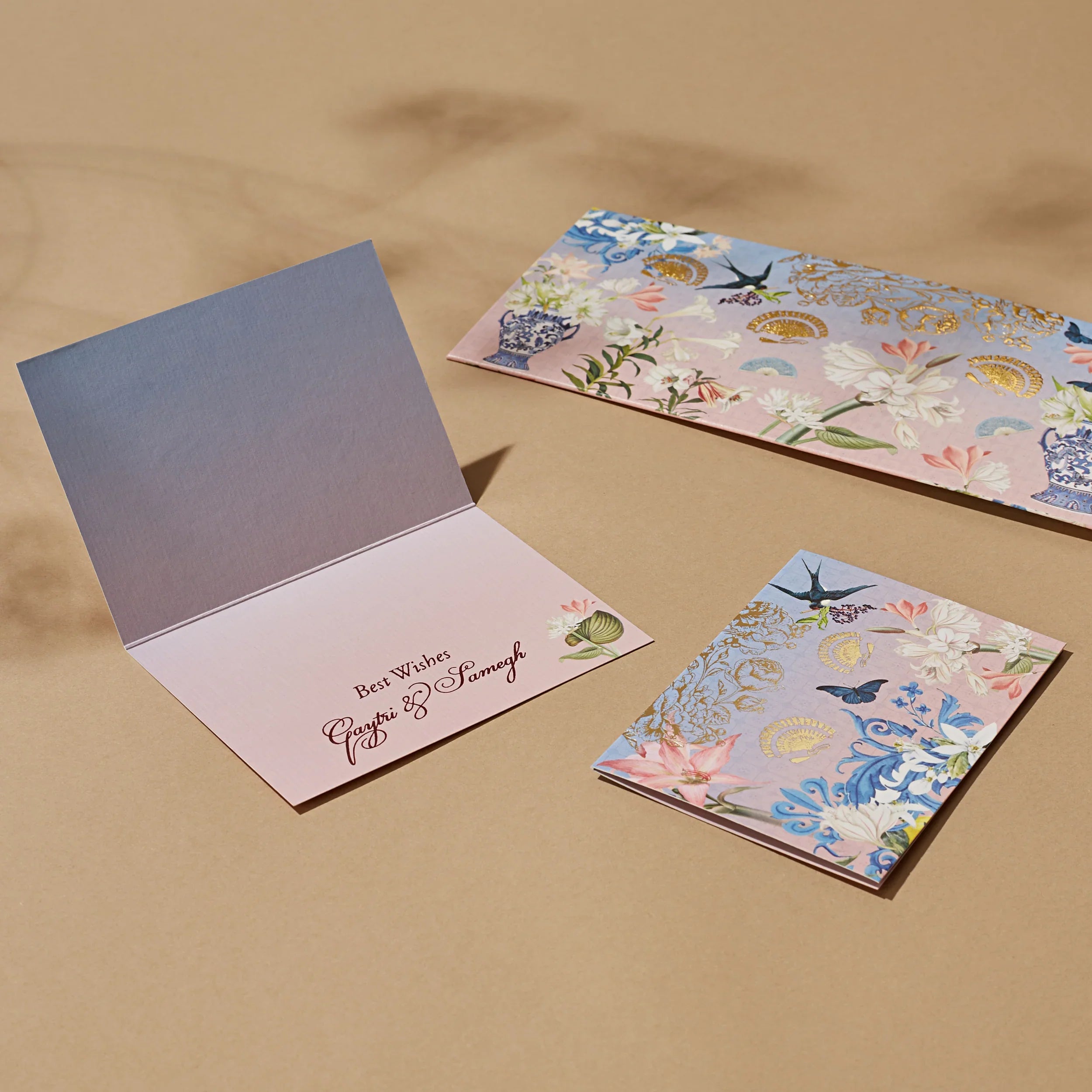 FLUTTERING BLISS - Fold Card