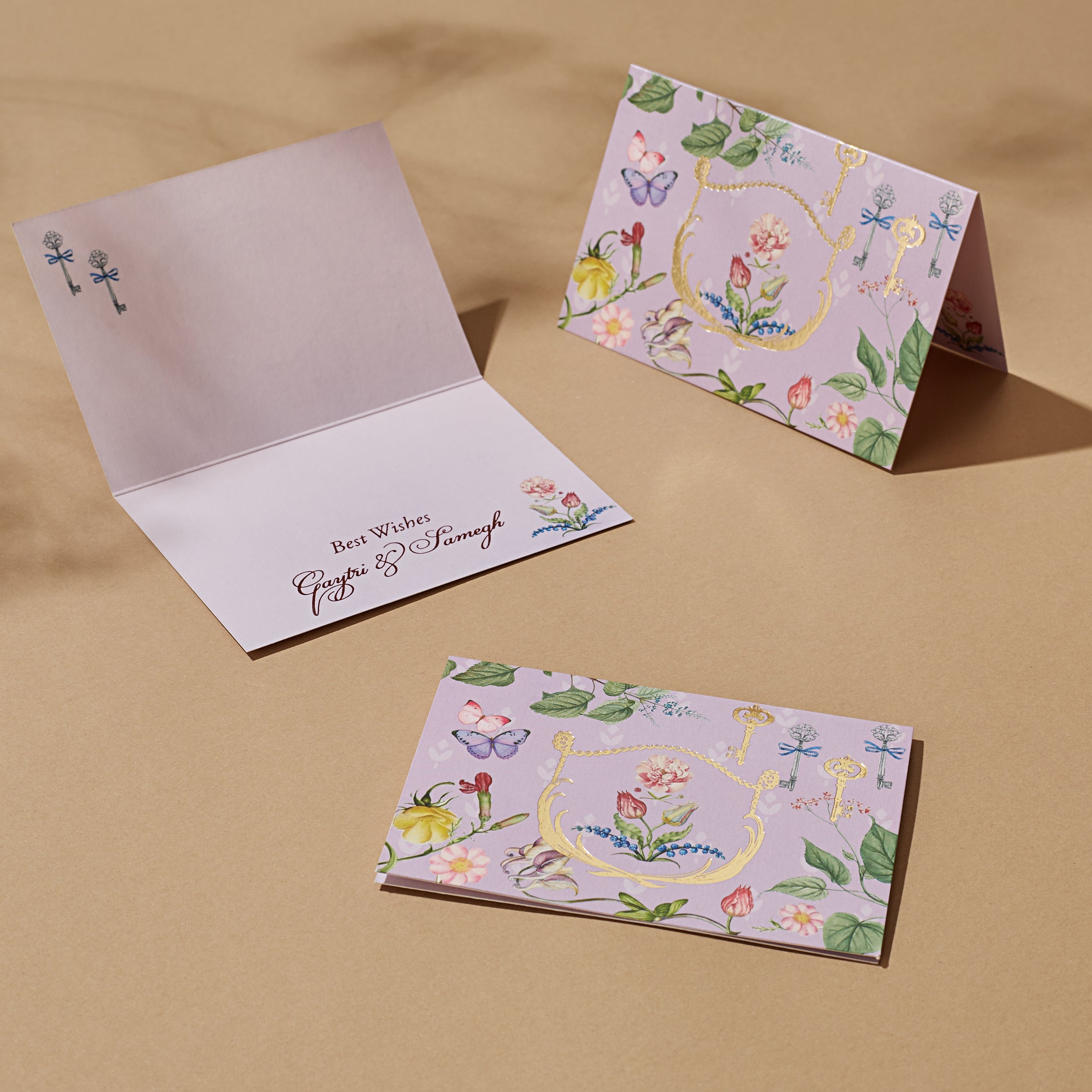 BLUSHING SECRETS - Fold Card