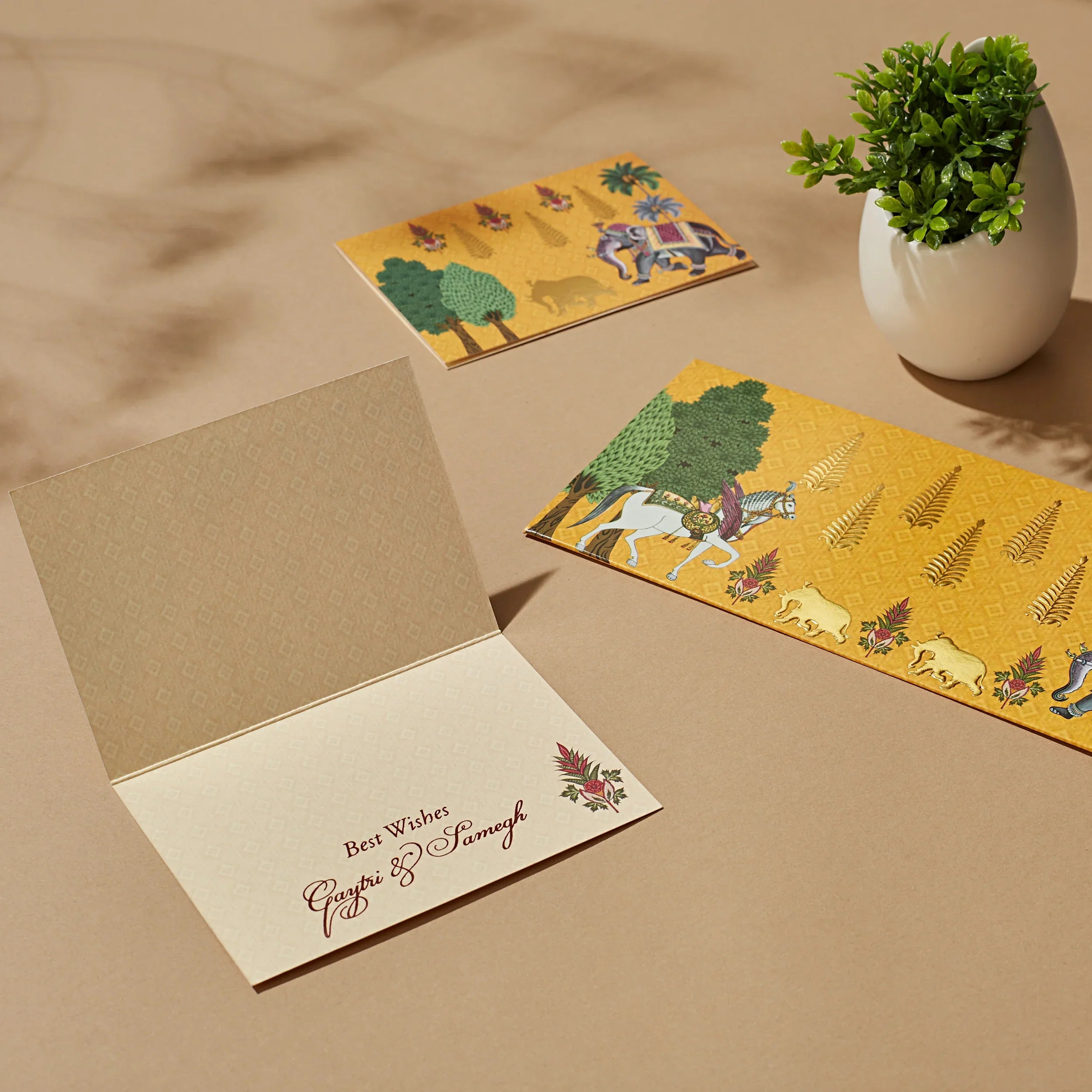 INDIAN ROYALE - Fold Card