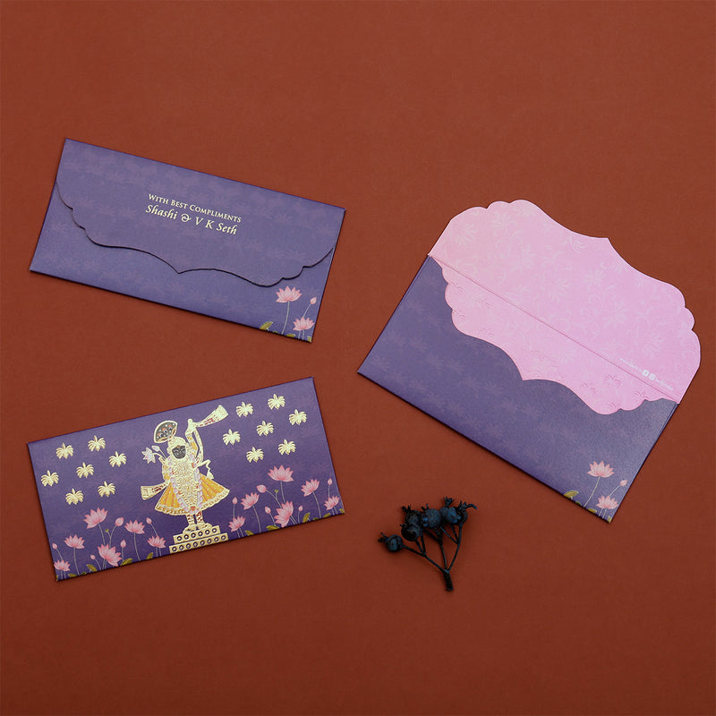 Lotus Reverie - Money Envelope (Purple)