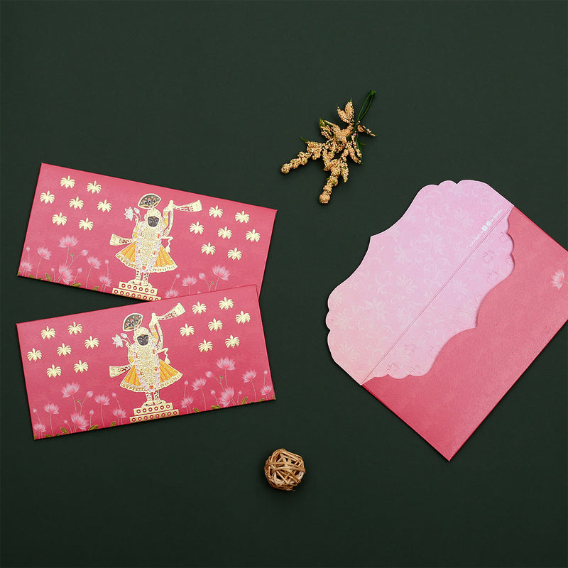 Lotus Reverie - Money Envelope  (Pink)