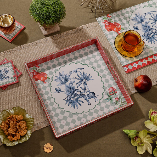 Jungle Masquerade - Square Tray