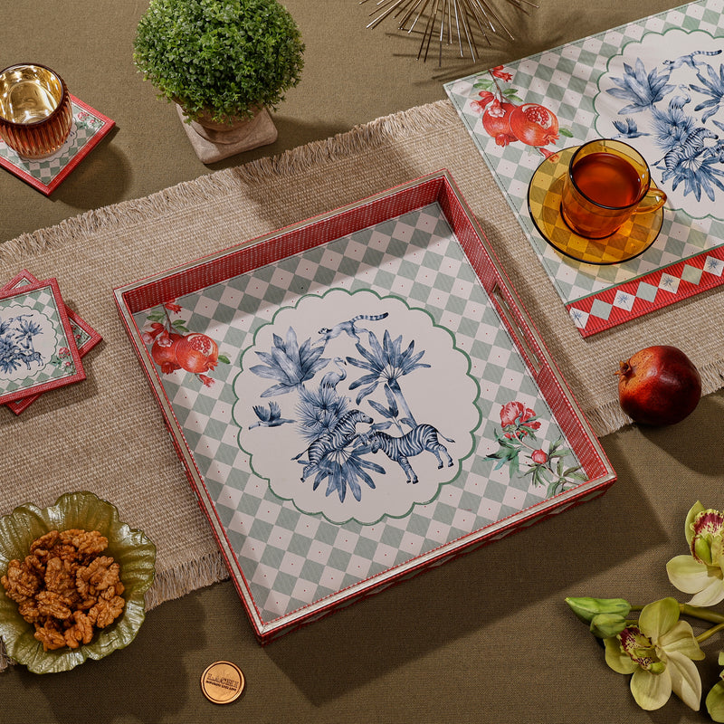 Jungle Masquerade - Square Tray