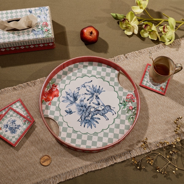 Jungle Masquerade - Round Tray