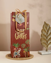 The Majestic Cavalcade - Bottle Bag (Plum)