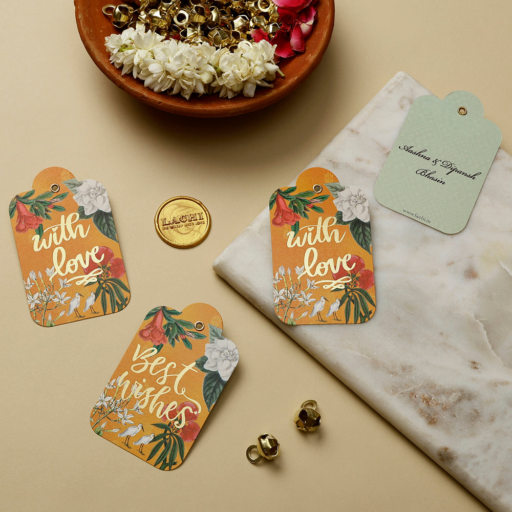 The Saffron Bloom - Gift Tag