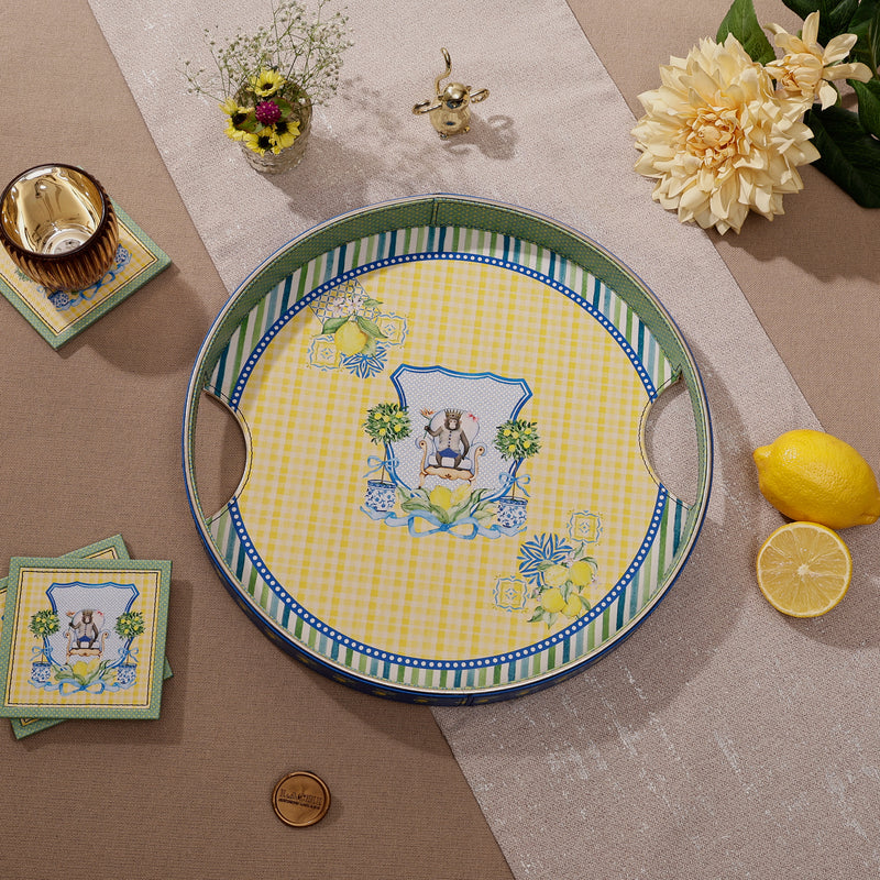 Monkey Monarch - Round Tray