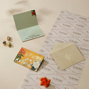 The Saffron Bloom - Fold Card