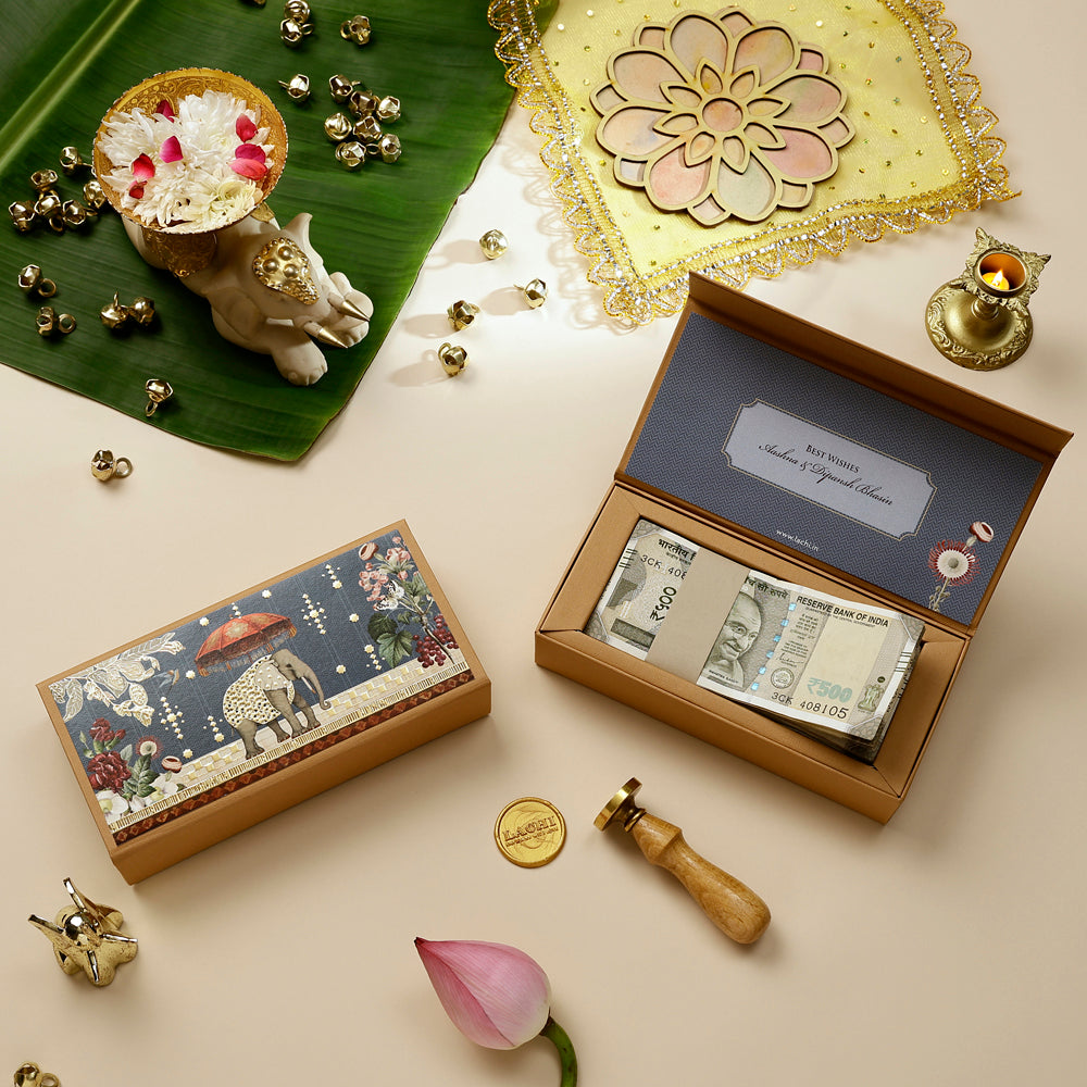 Gajraj Pavilion - Cash Box (Blue)