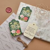 Happy Diwali Gift Tag - Emerald