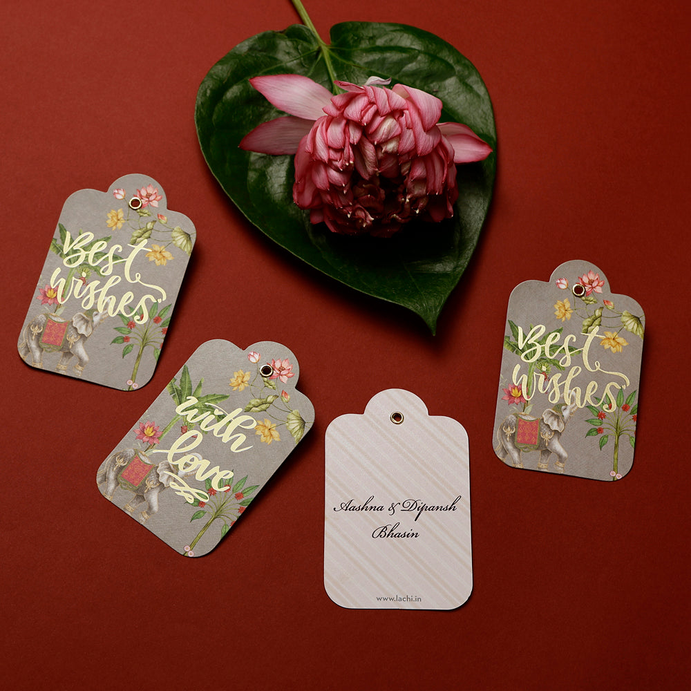 The Majestic Cavalcade - Gift Tag (Grey)