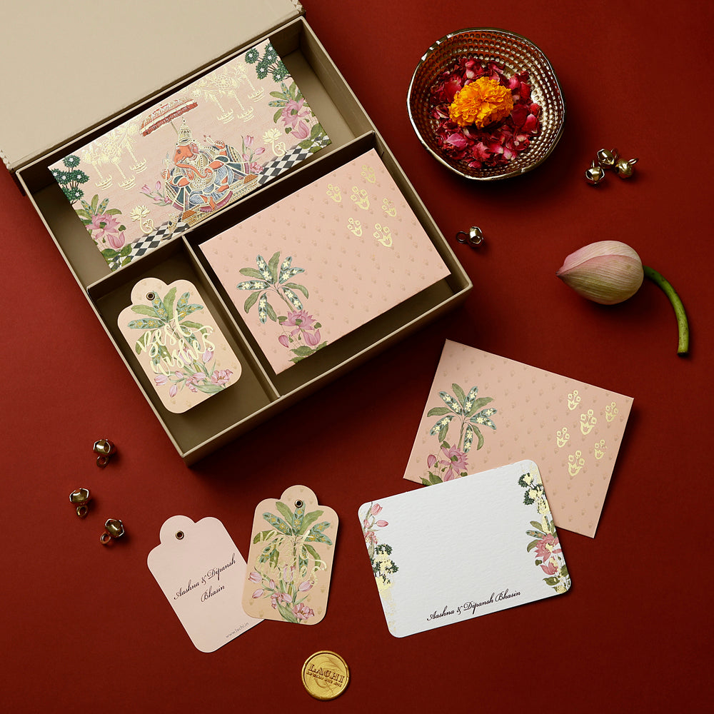 Ganesha Court - Trio Box (Peach)