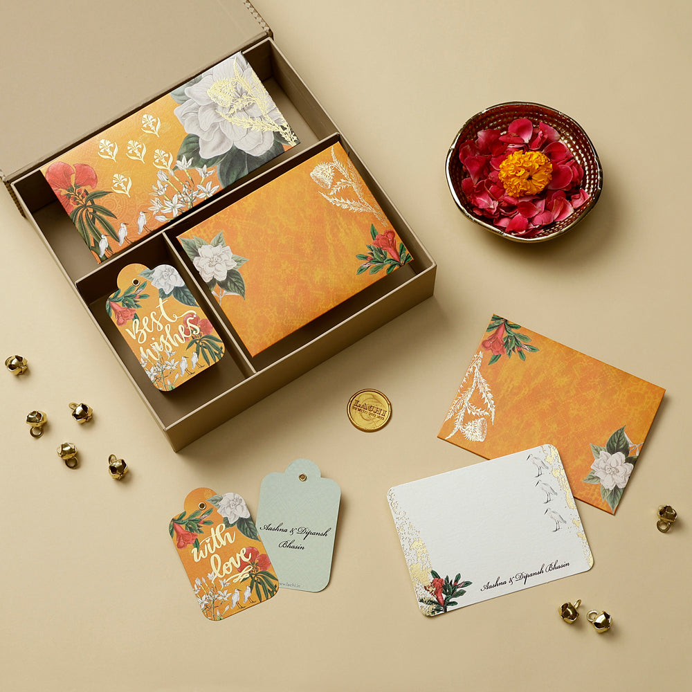 The Saffron Bloom - Trio Box