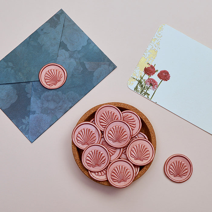 Sea Shell - Rose Gold Wax Seal