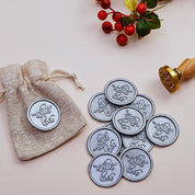 With Love - Metallic Grey Wax Seal