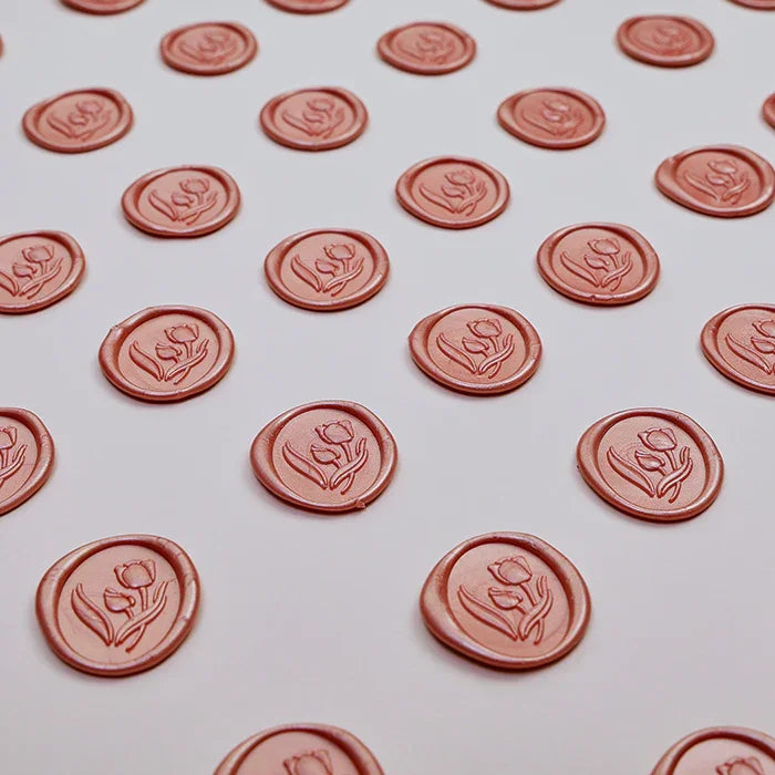 Tulip - Rose Gold Wax Seal