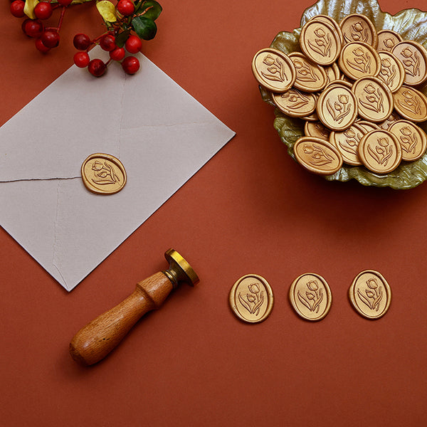 Tulip - Gold Wax Seal