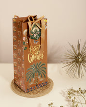 Palm Bastion - Bottle Bag (Rust)