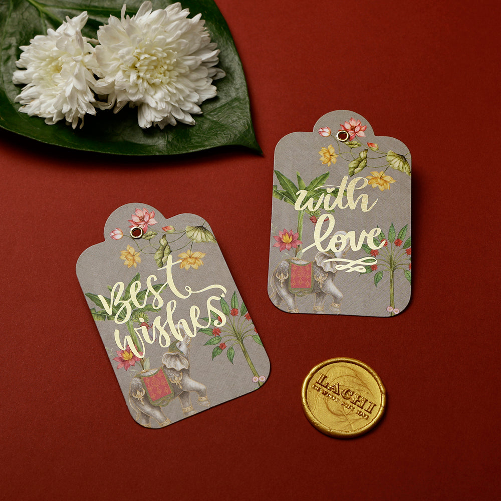 The Majestic Cavalcade - Gift Tag (Grey)