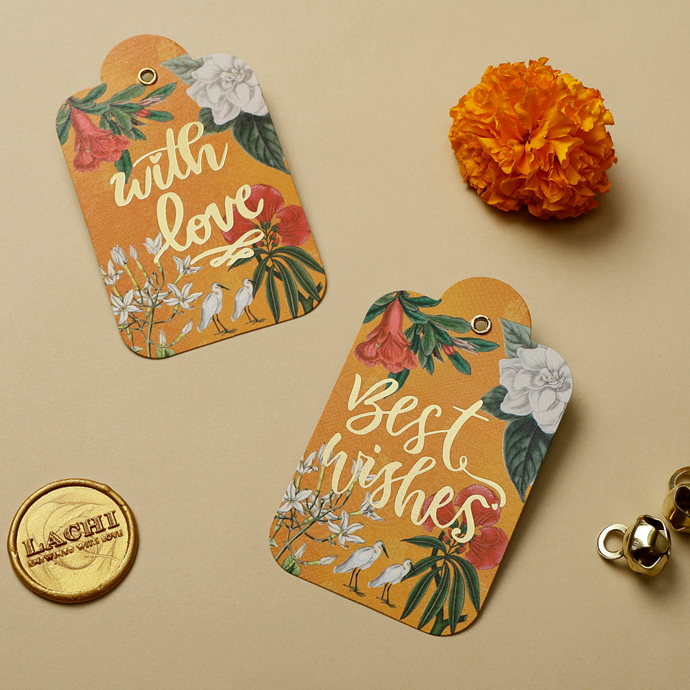 The Saffron Bloom - Gift Tag