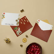 The Majestic Cavalcade - Notecard (Plum)