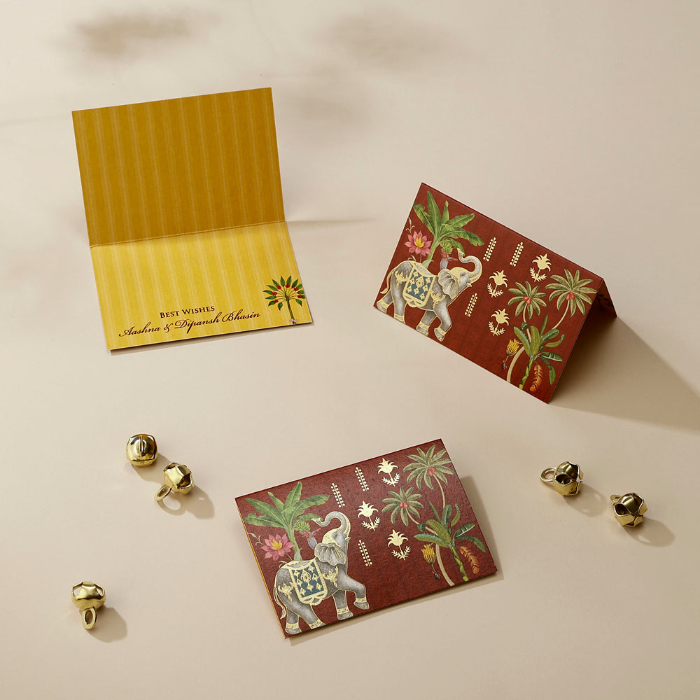 The Majestic Cavalcade - Fold Card (Plum)