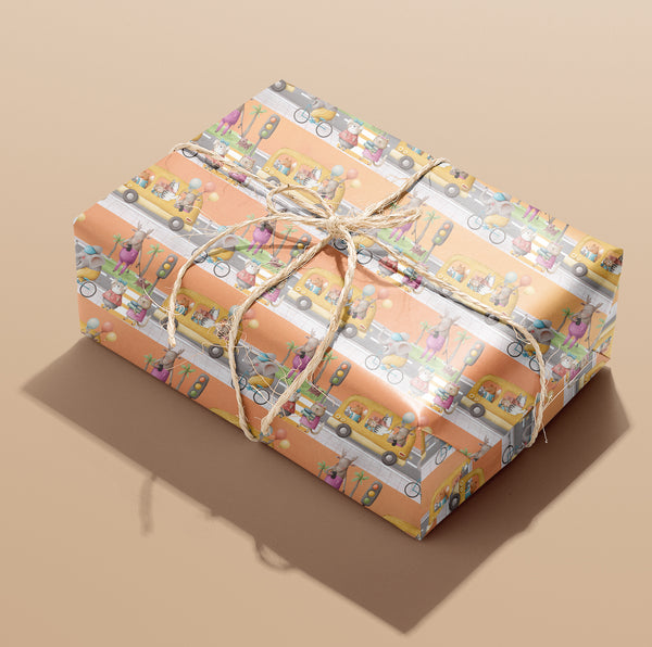 Roadway Friends - Wrapping Paper