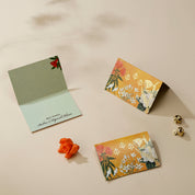 The Saffron Bloom - Fold Card