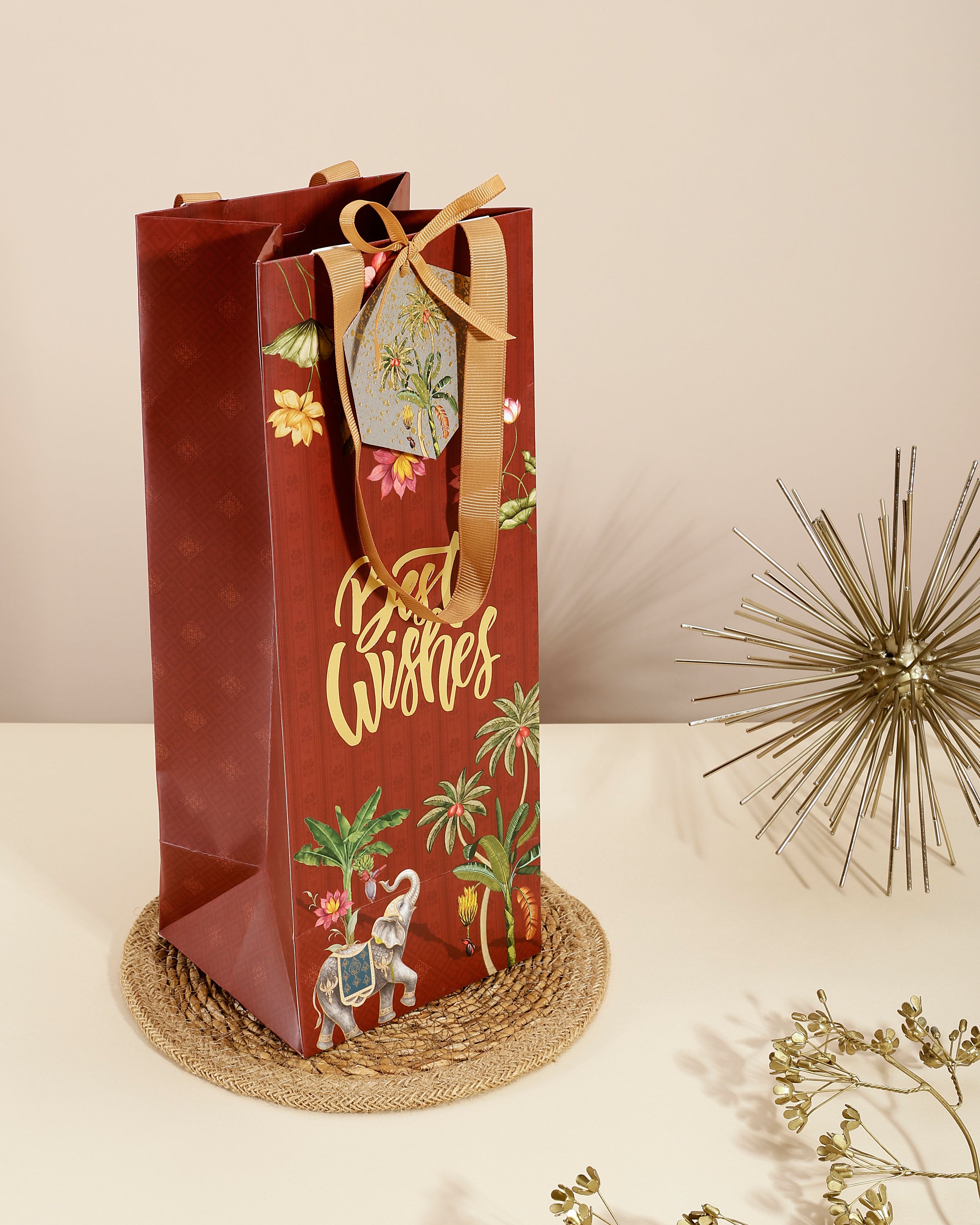 The Majestic Cavalcade - Bottle Bag (Plum)