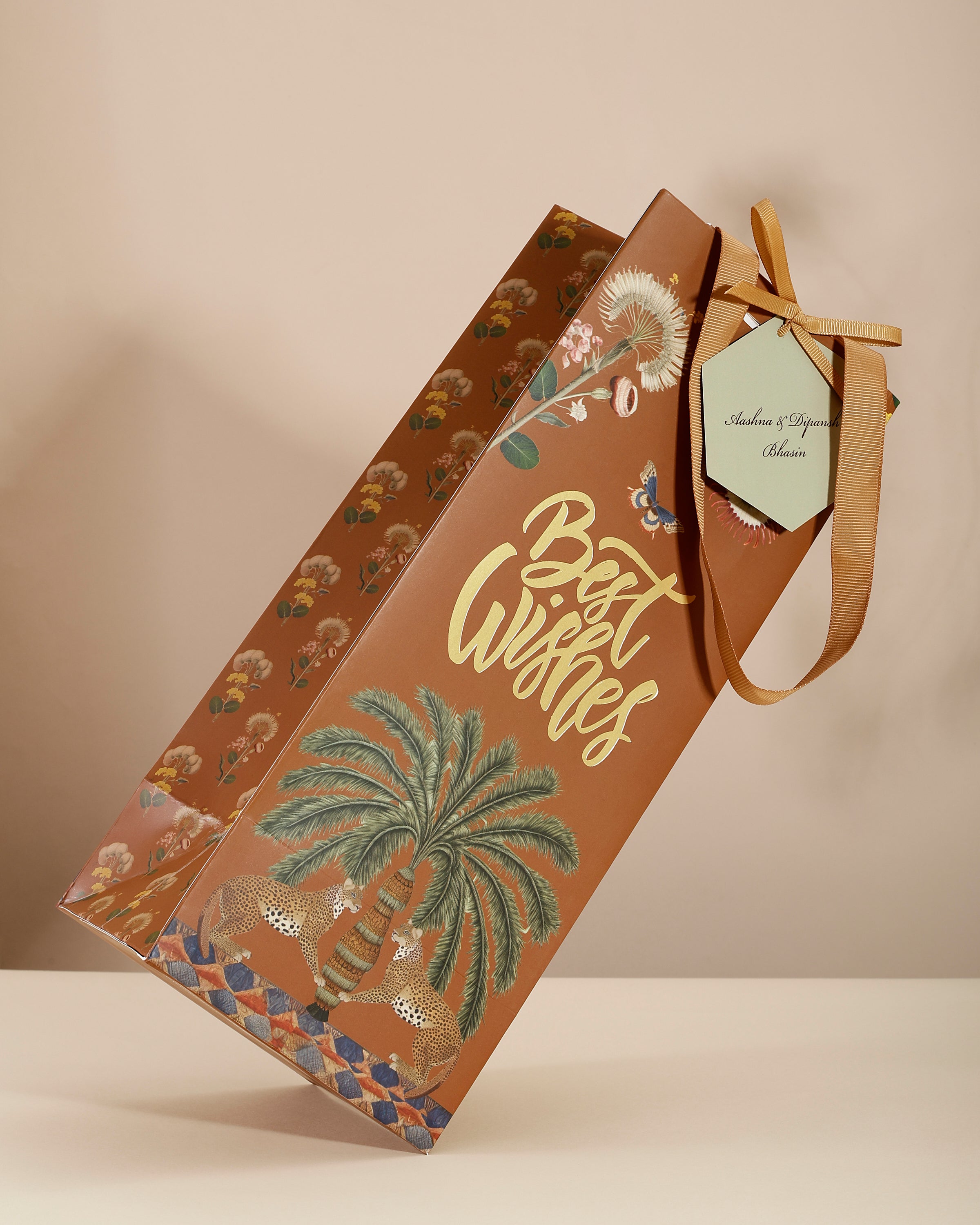 Palm Bastion - Bottle Bag (Rust)