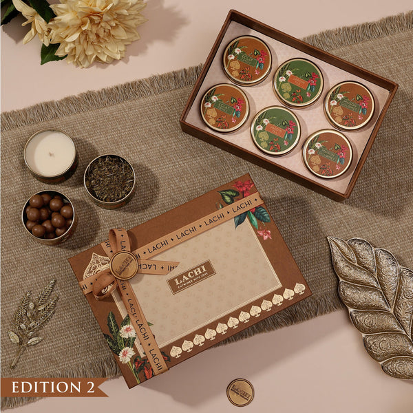 Festive Grace (Beige) - Gift Set