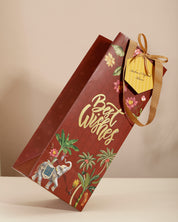 The Majestic Cavalcade - Bottle Bag (Plum)