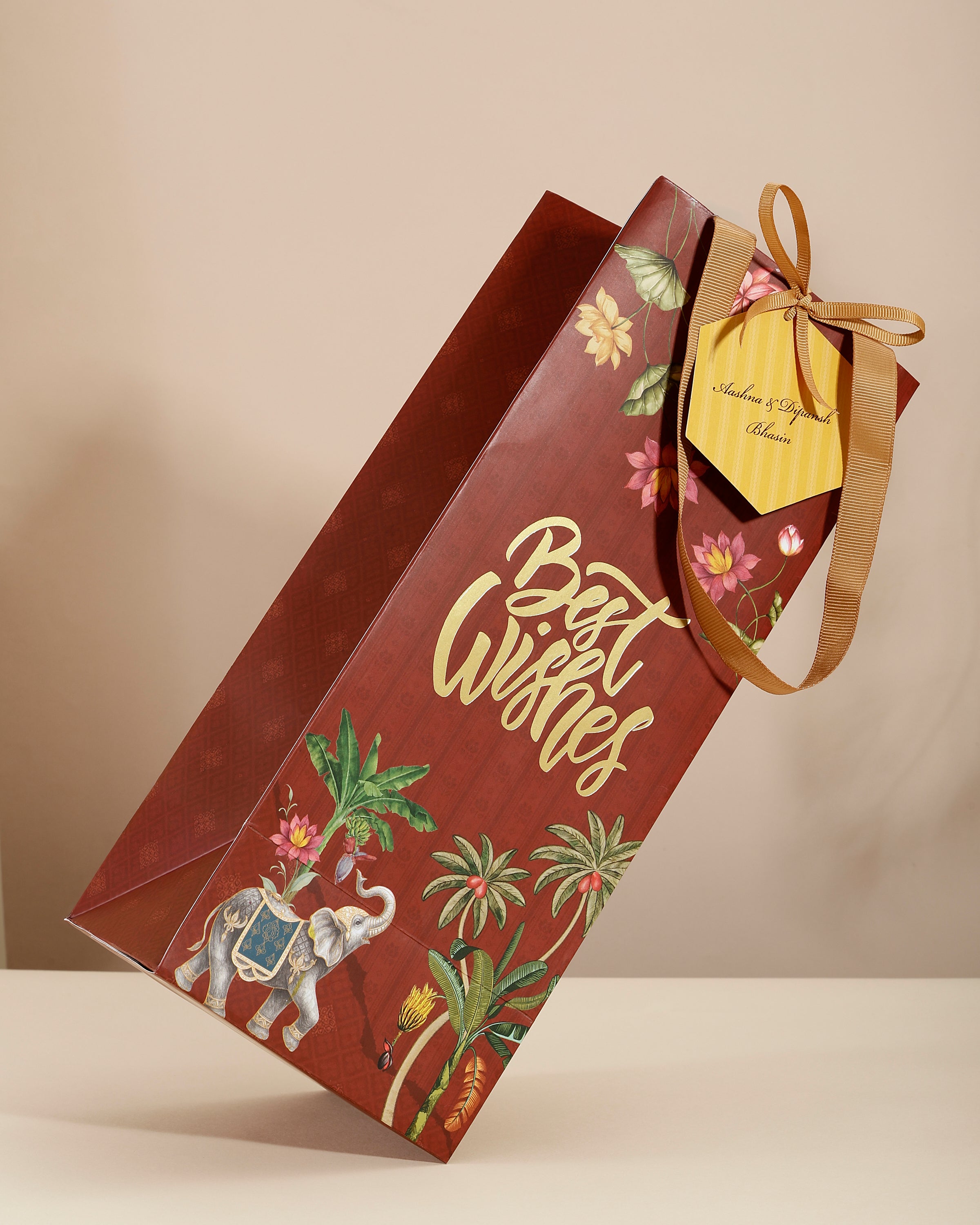 The Majestic Cavalcade - Bottle Bag (Plum)