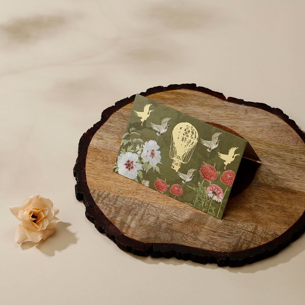 Beyond The Sky - Fold Card (Olive)