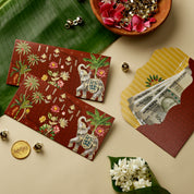 The Majestic Cavalcade - Money Envelope (Plum)