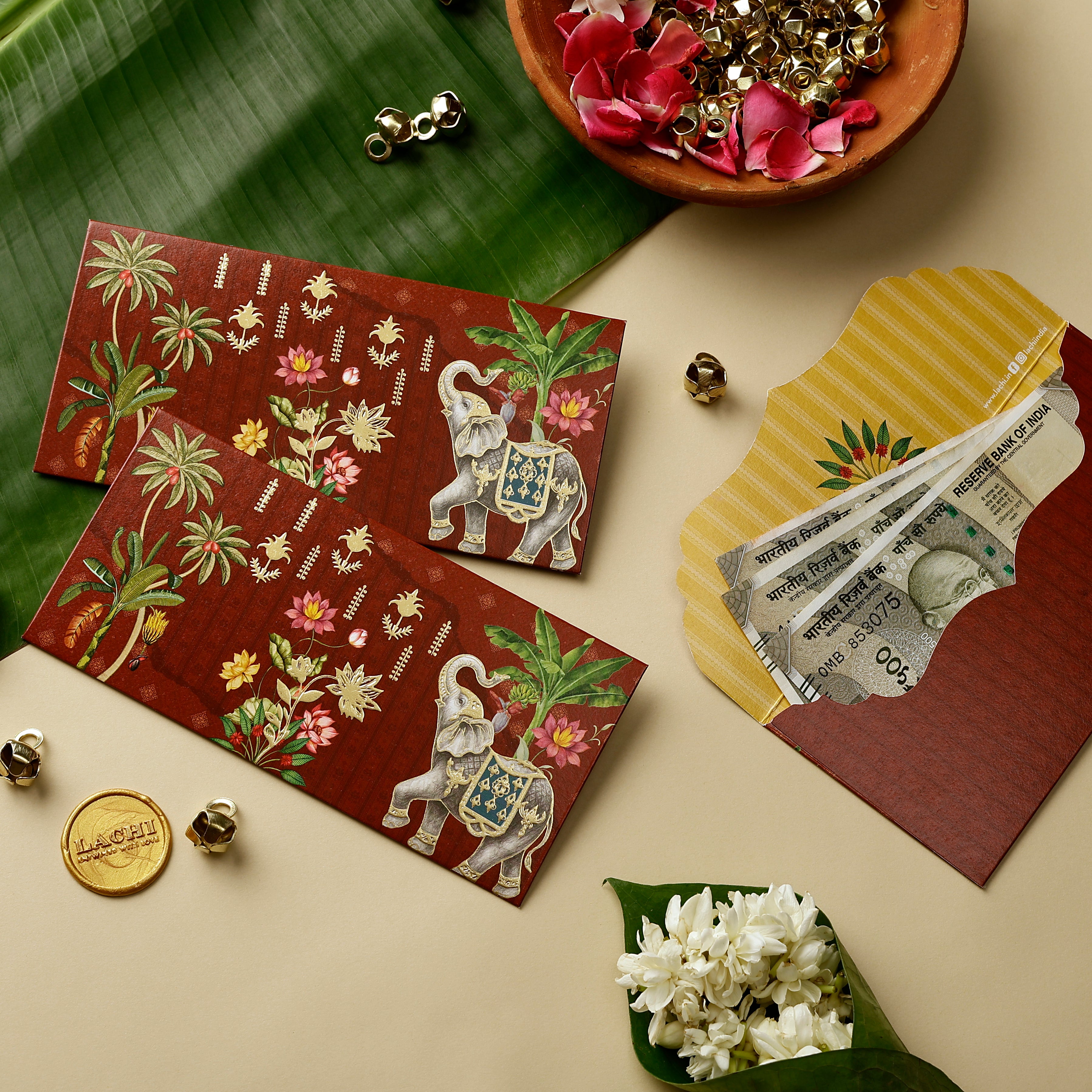 The Majestic Cavalcade - Money Envelope (Plum)