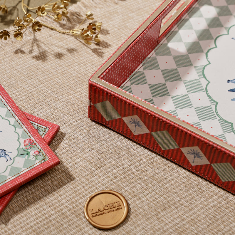 Jungle Masquerade - Square Tray