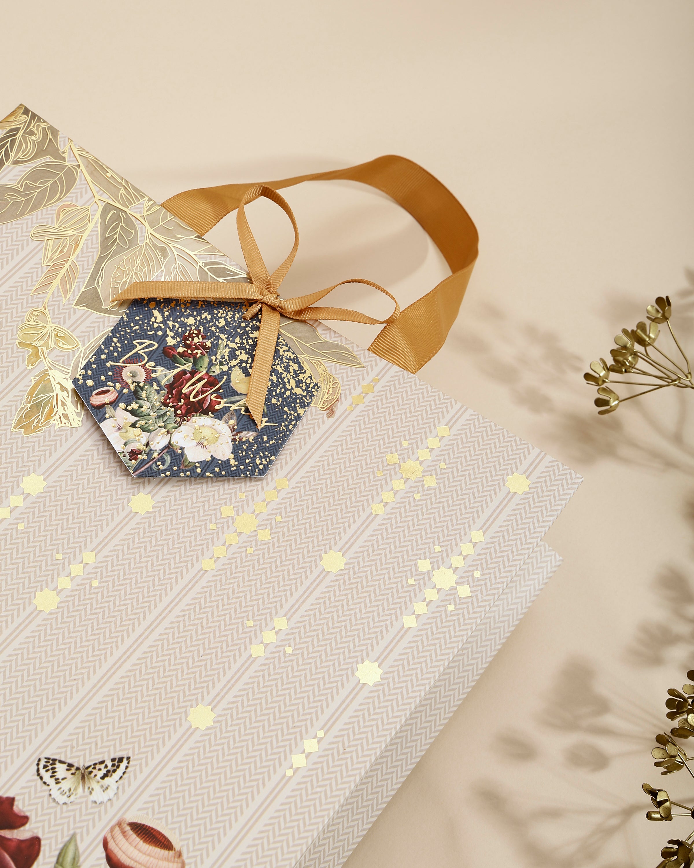 Gajraj Pavilion - Gift Bag (Beige)