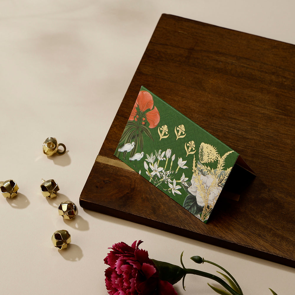 The Emerald Bloom - Fold Card