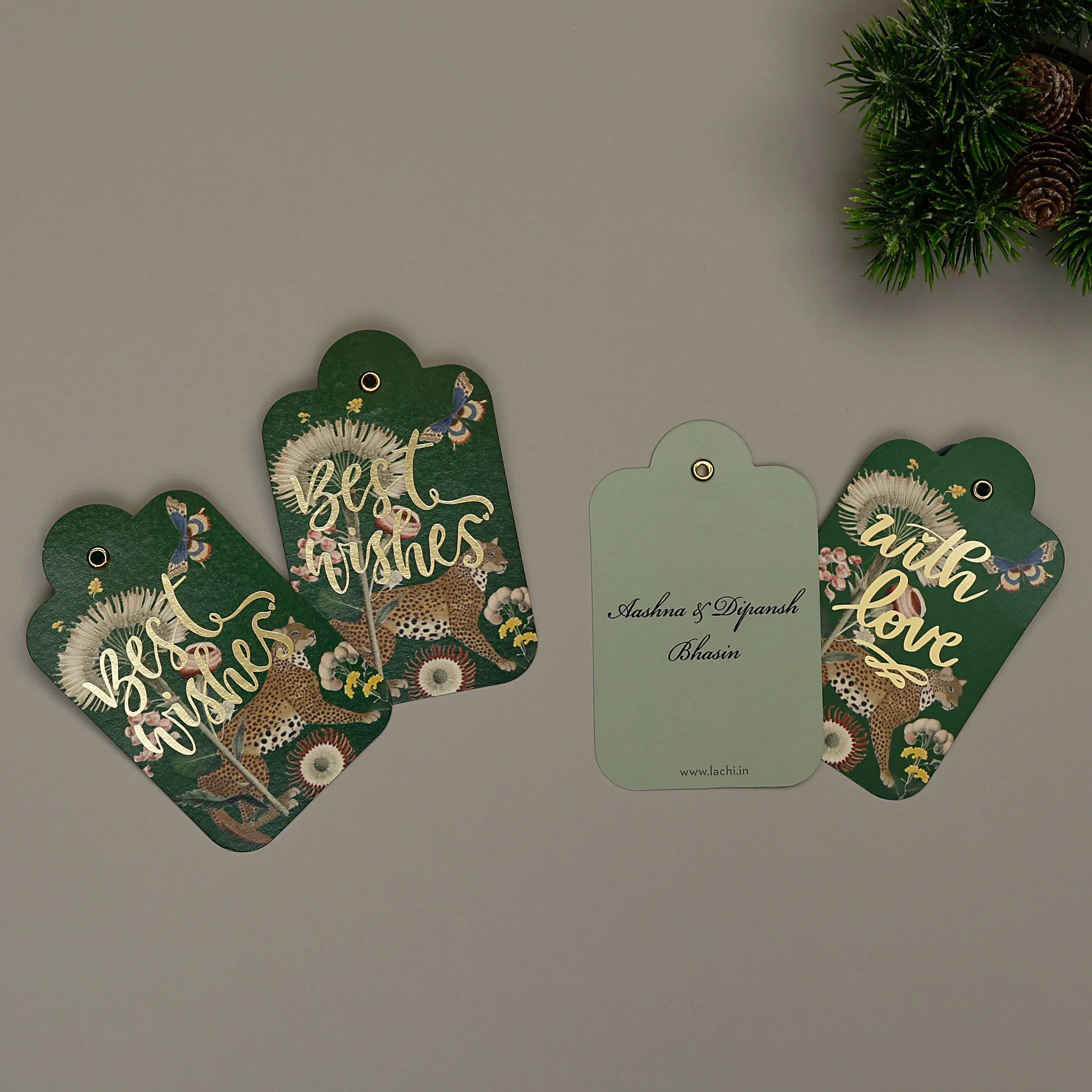 Palm Bastion - Gift Tag (Green)