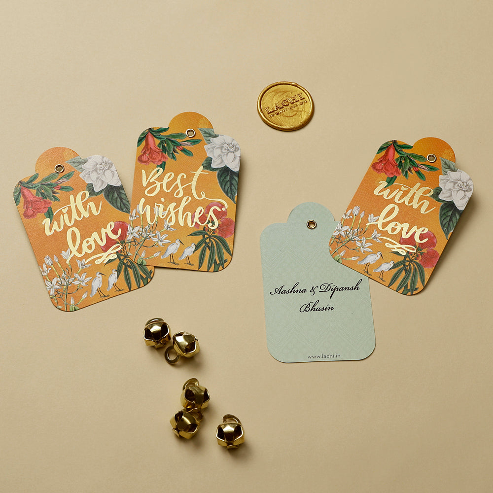 The Saffron Bloom - Gift Tag