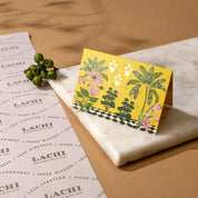 Ganesha Court - Fold Card (Yellow)