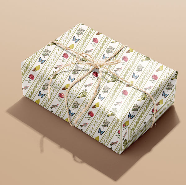 Wrapping Paper: Beautiful floral, Secret Garden Flower Quality Wrapping  Paper