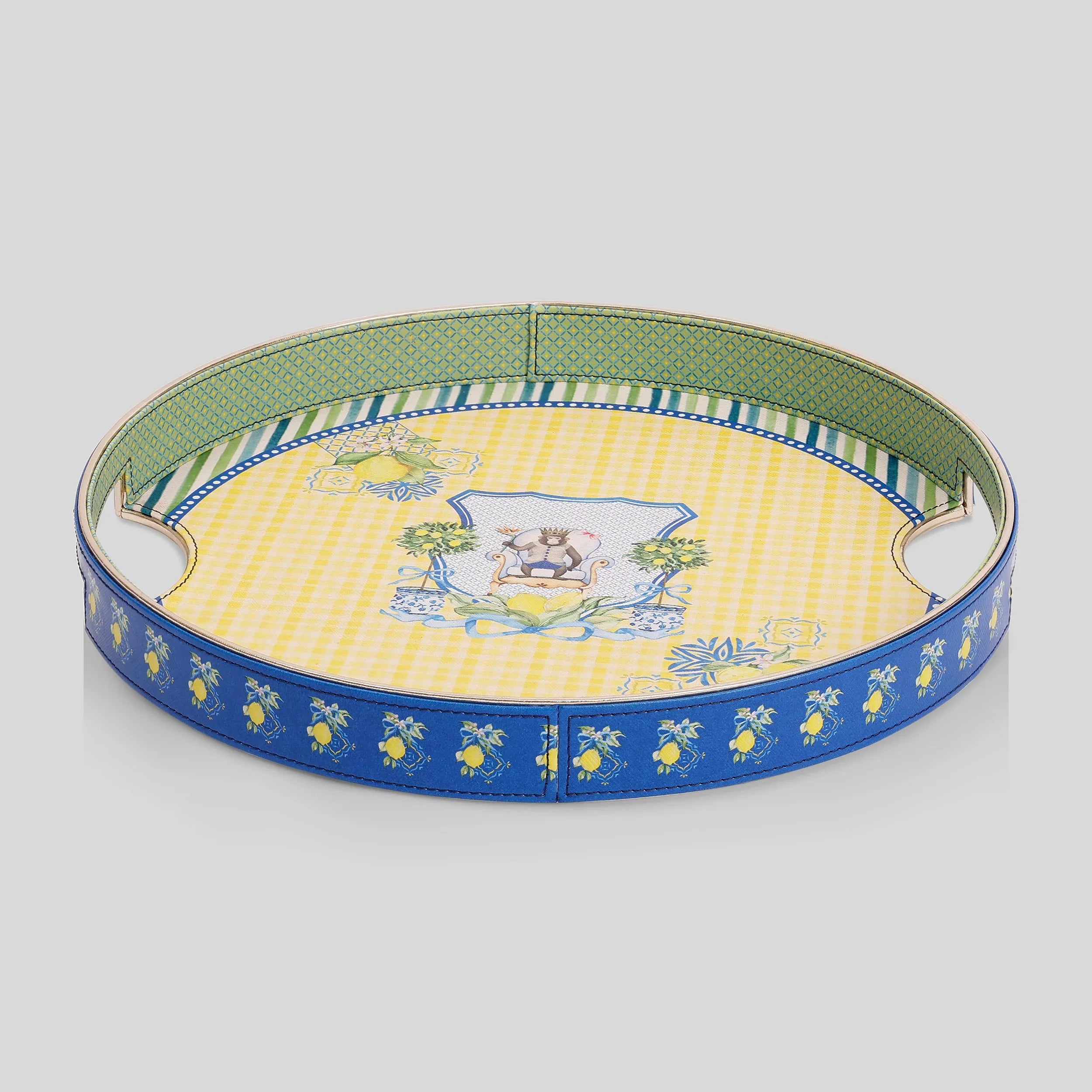 Monkey Monarch - Round Tray